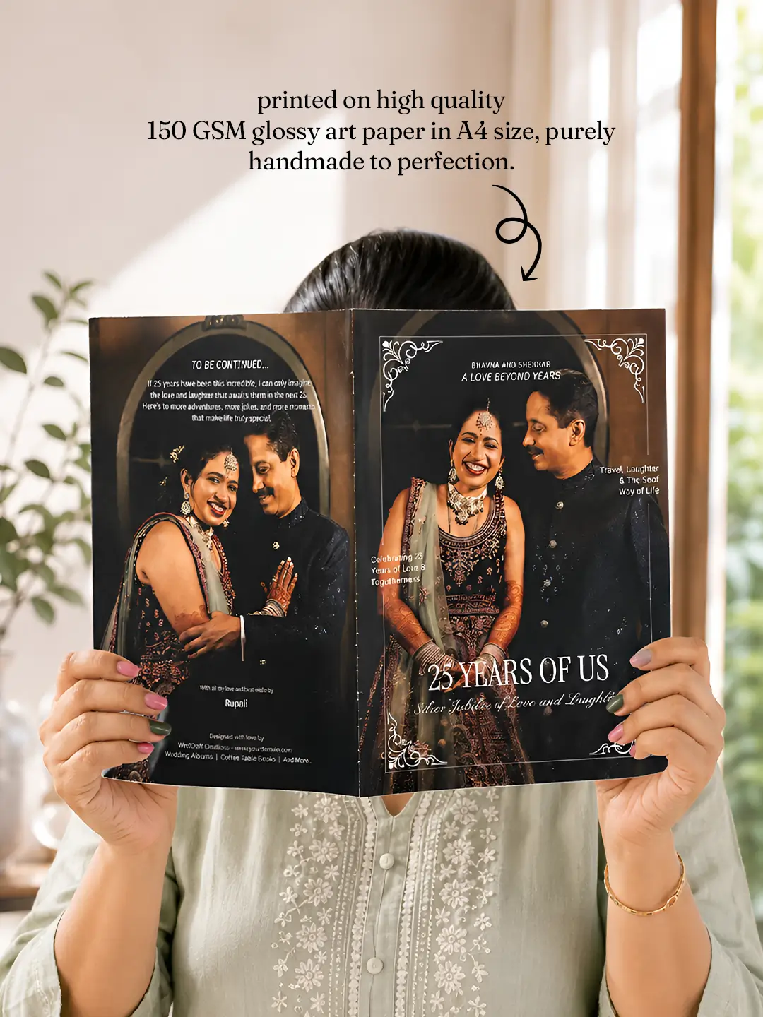 Anniversary Magazine – Custom 12-Page A4 Love Story Magazine | Unique Anniversary Gift for Couples
