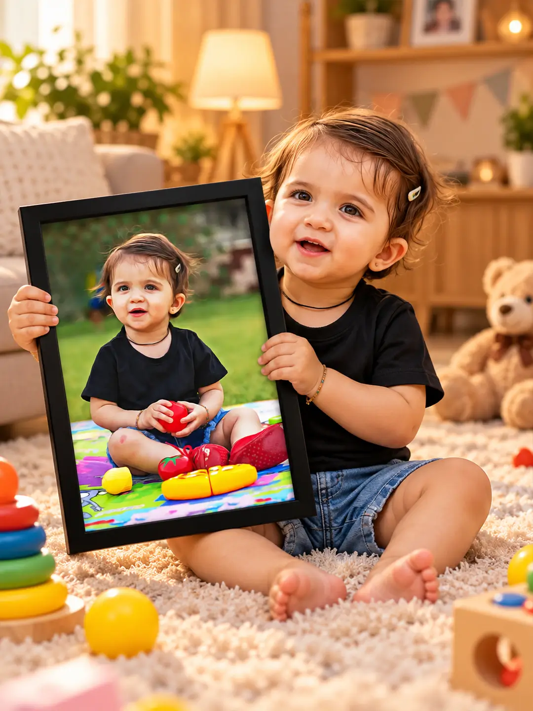 Smooth Digital Oil Painting – Custom Photo to Digital Oil Painting Frame