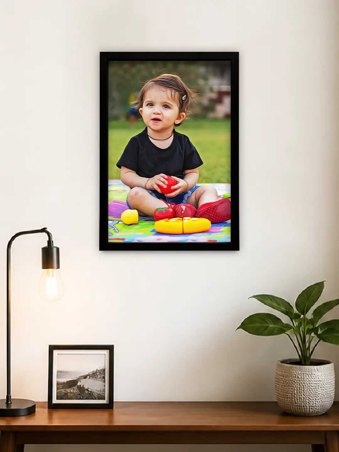 Smooth Digital Oil Painting – Custom Photo to Digital Oil Painting Frame