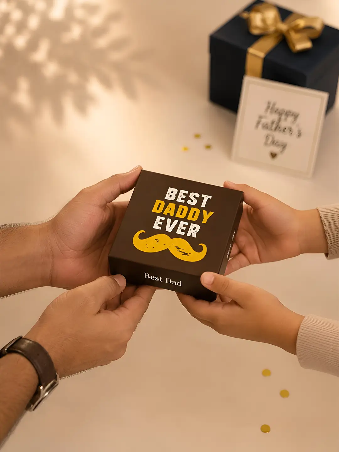 Best Dad Accordion Album – 12 Message Cards in Father’s Day Theme Gift Box