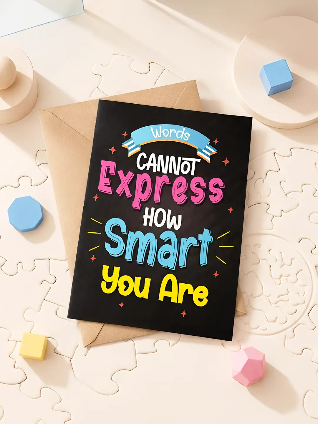 Mirror Card of Insult open with funny how smart you are message, surprise mirror and 3/10 rating