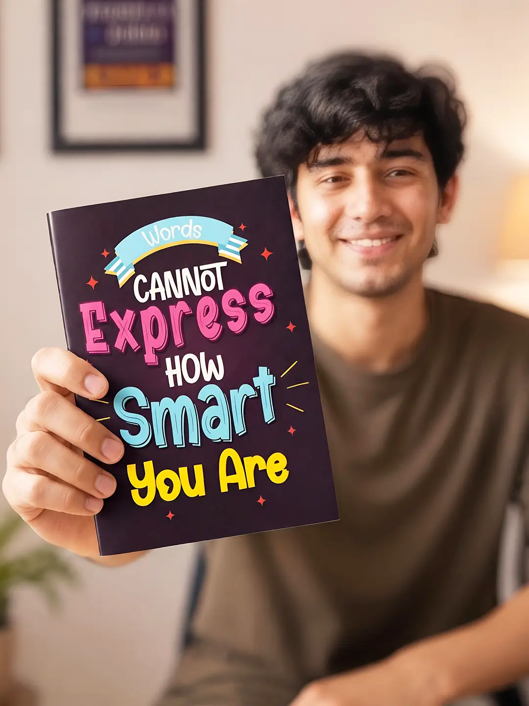 Mirror Card of Insult – Funny “How Smart You Are” Roast Greeting Card with Surprise Mirror