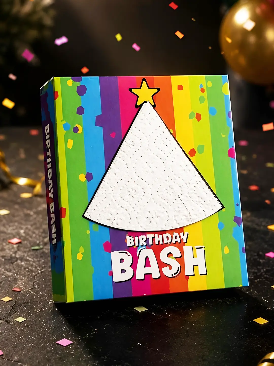 Birthday Bash Burnout Fire Card – Magical Reveal Birthday Message Card