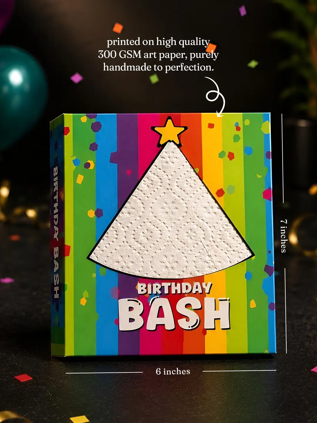 Birthday Bash Burnout Fire Card – Magical Reveal Birthday Message Card