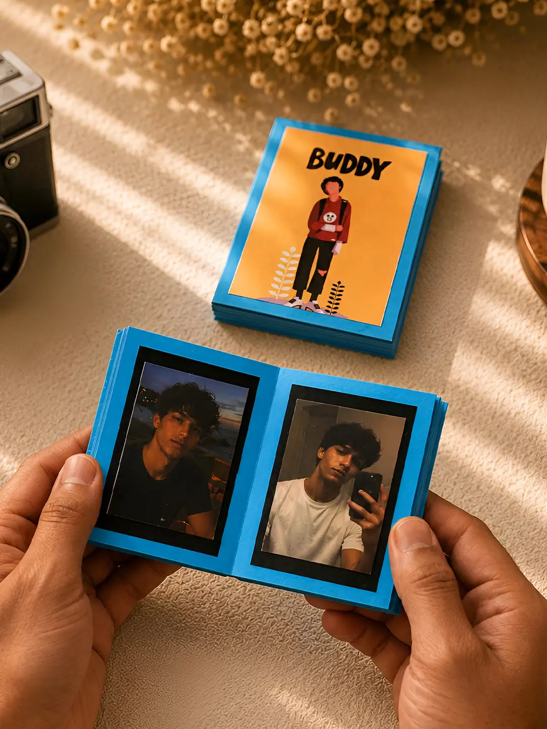 Cool Dude Photo Album – Personalized 20 Photo Album with Custom Front & Back Cover