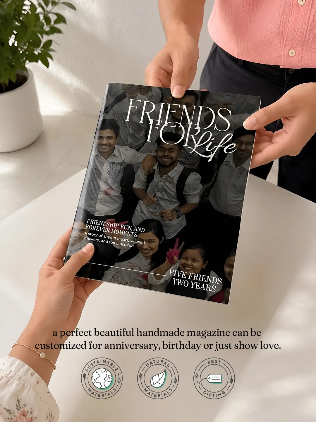Farewell Magazine – Custom 8-Page A4 Friendship & Goodbye Magazine | Unique Farewell Gift