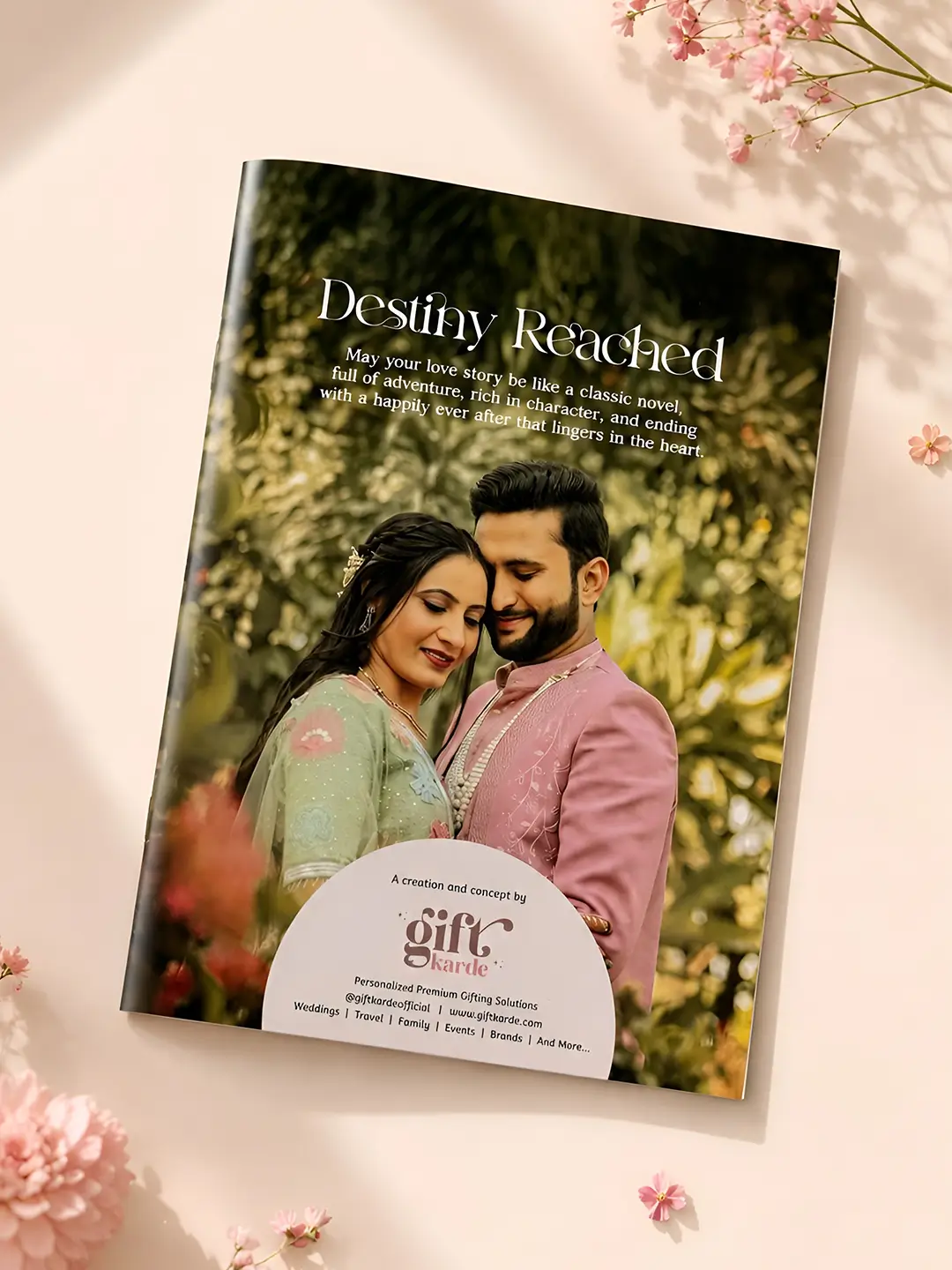 Forever Lovers Magazine – Personalized 12-Page A4 Love Story Magazine | Custom Romantic Couple Gift