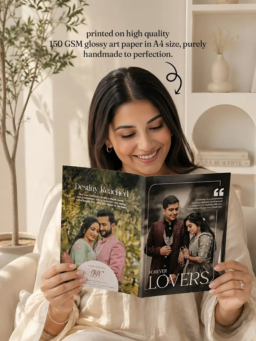 Forever Lovers Magazine – Personalized 12-Page A4 Love Story Magazine | Custom Romantic Couple Gift