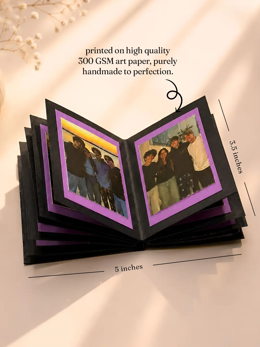 Friendship Forever Photo Album – Personalized 20 Photo Album with Custom Covers