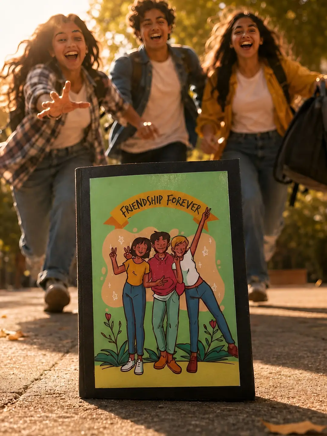 Friendship Forever Photo Album – Personalized 20 Photo Album with Custom Covers