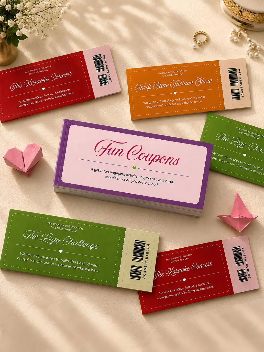 Fun Coupons – 30 Vouchers for Fun & Memorable Moments with Your Loved One