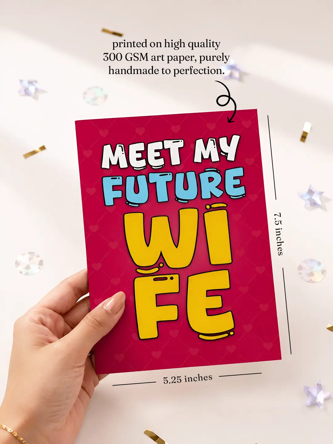 Future Wife Mirror Card – Cute Romantic Greeting Card for Your Future Wife