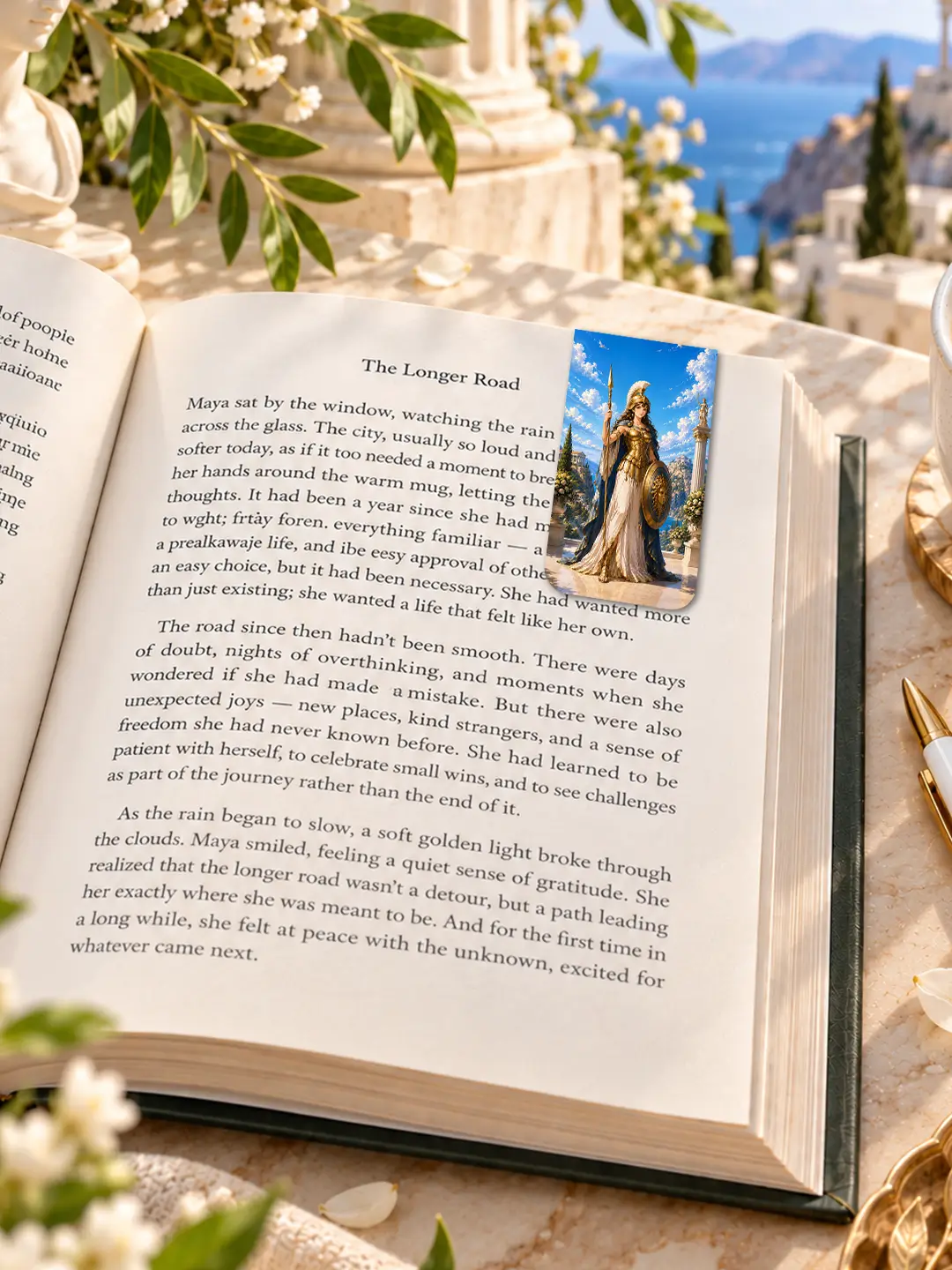 Greek Goddesses Magnetic Bookmark Set of 6 – Laminated Greek Goddess Bookmarks for Book Lovers