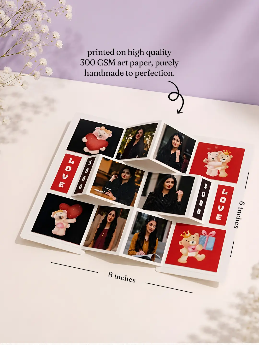 Shutter Photo Pop Greeting Card | Personalized Photo Surprise Card Gift for Anniversary, Birthday, Valentine's Day, Wedding & Every Special Occasion