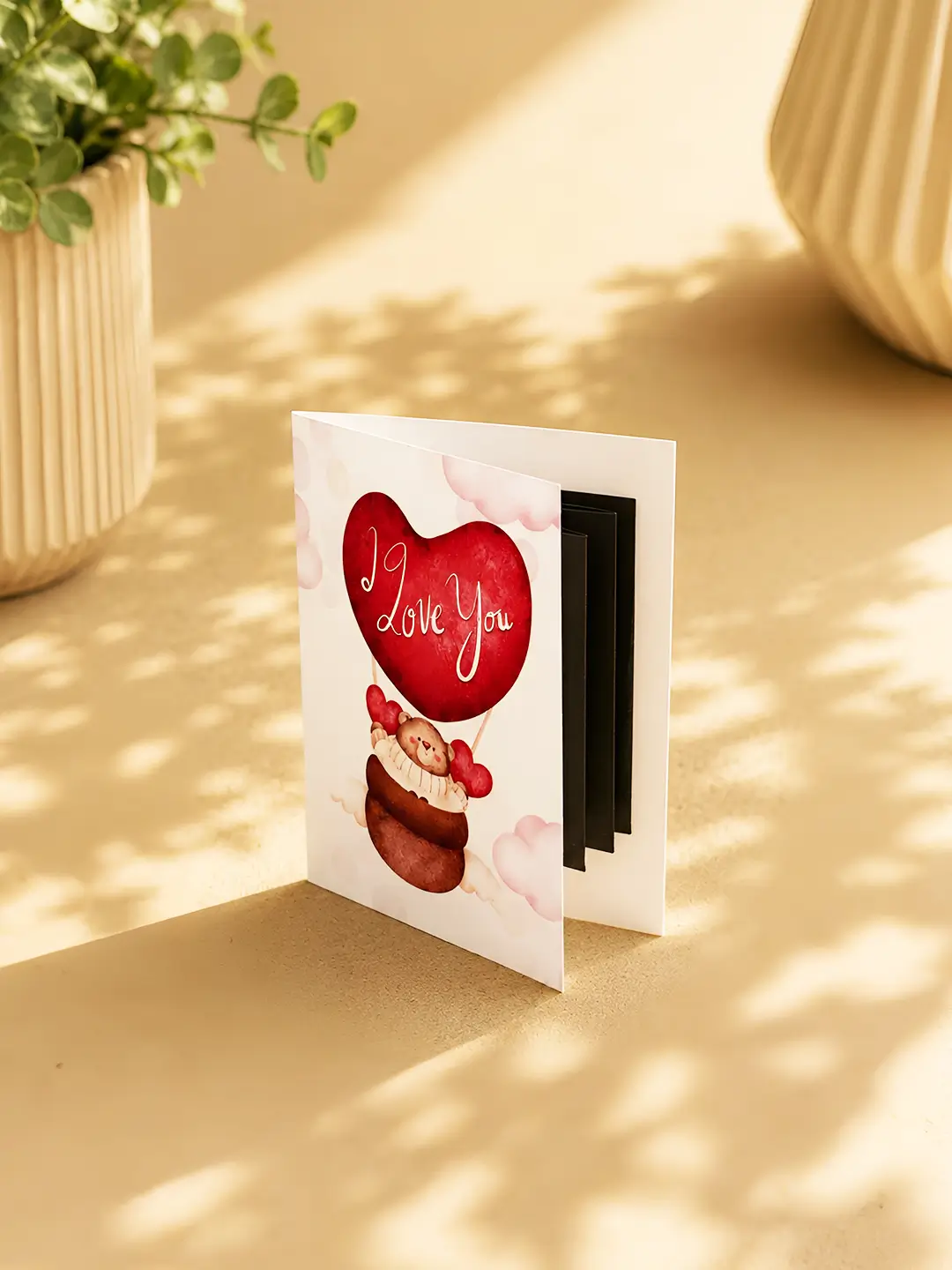 Accordion Pull Out Card – Personalized 15 Photo Custom Greeting Card for Any Occasion