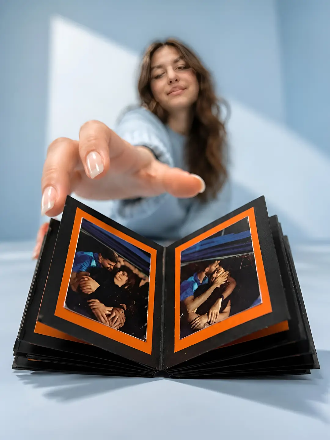 Hum Tum Photo Album – Personalized 20 Photo Couple Album with Custom Covers
