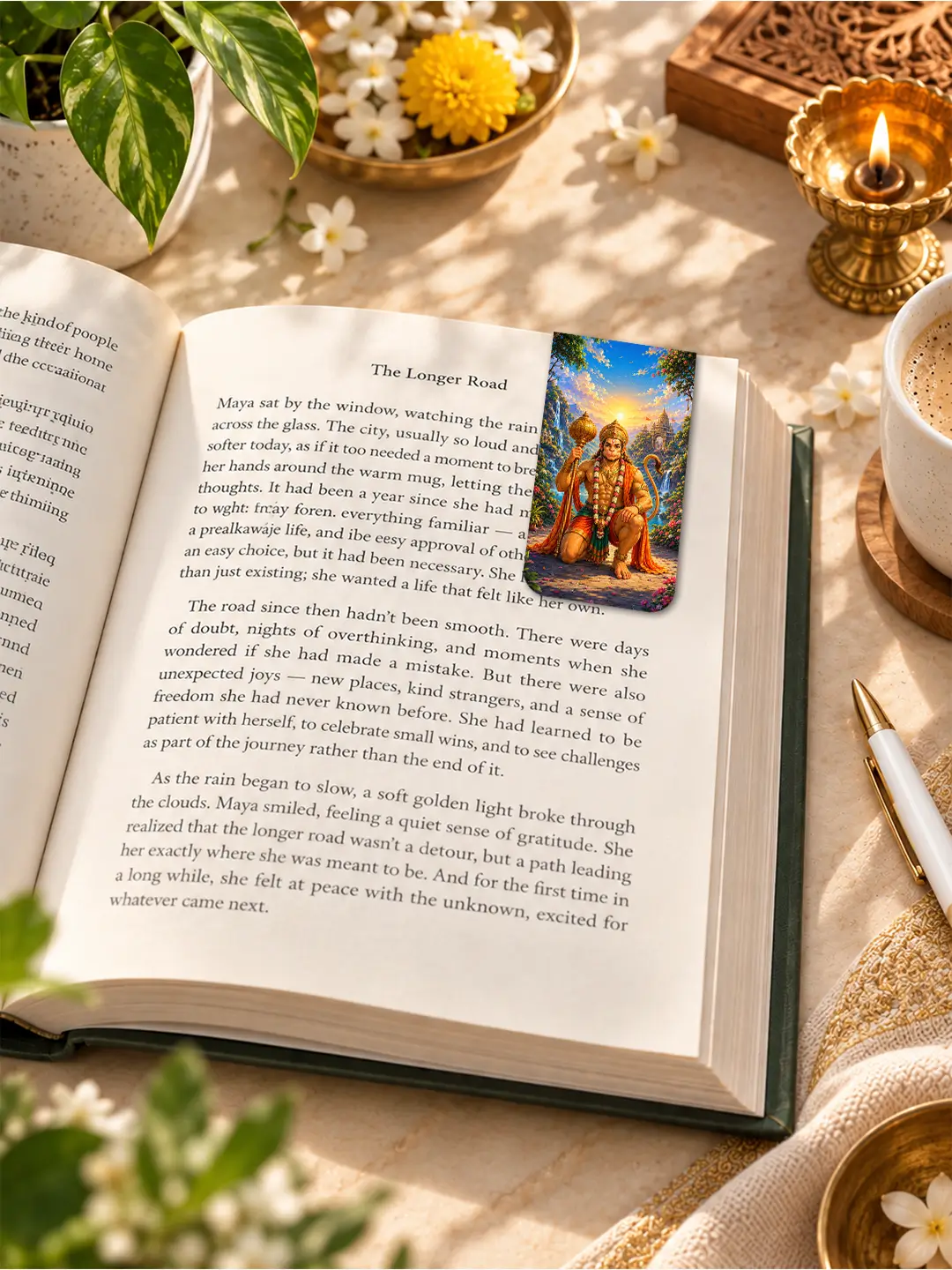 Indian God Magnetic Bookmark Set of 6 – Laminated Religious Magnetic Bookmarks for Book Lovers