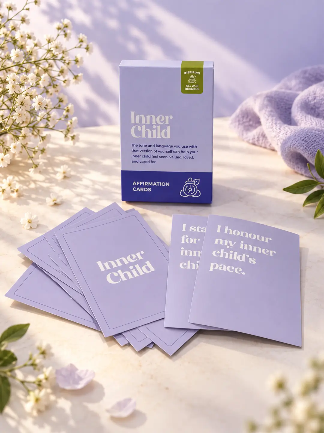 Inner Child Affirmation Cards – 40 Inspirational Positive Affirmation Cards