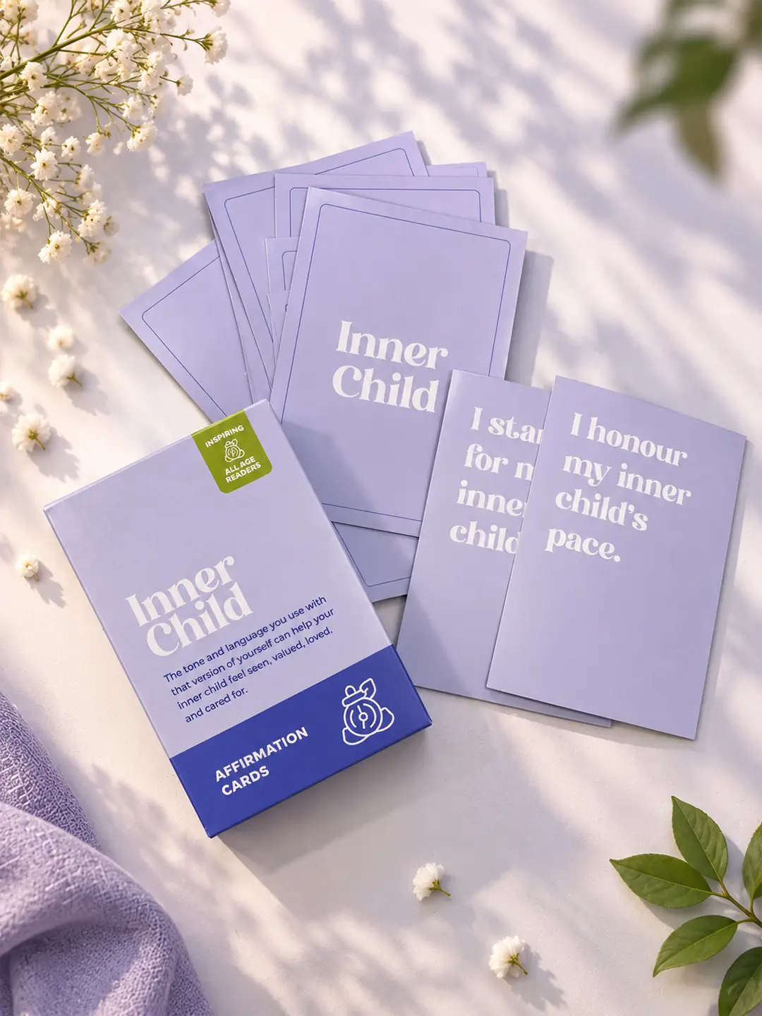 Inner Child Affirmation Cards – 40 Inspirational Positive Affirmation Cards