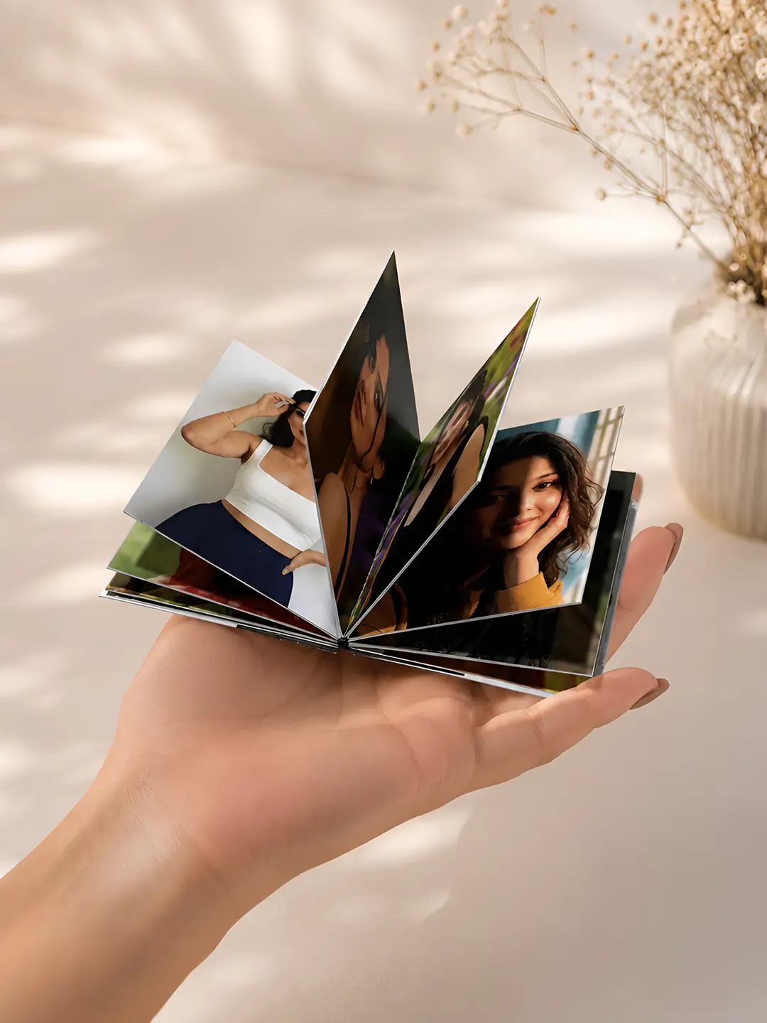 Large Full Photo Album – Personalized 16 Photo Album with Custom Covers