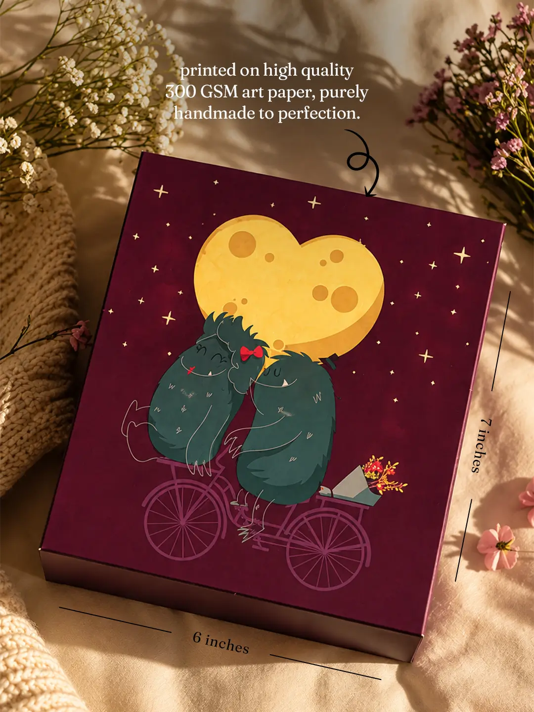 Love Beyond Horizon Lightup Card – Glow Up Box Greeting Card for Romantic Gifting