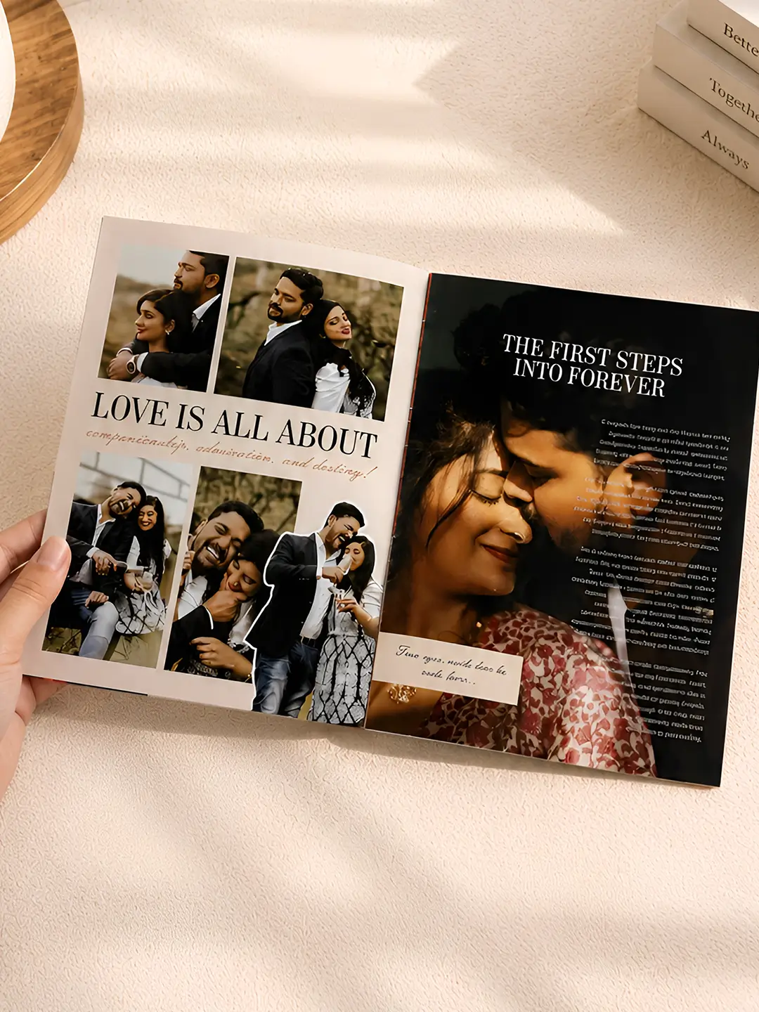 Marriage Magazine – Custom 8-Page A4 Couple Magazine | Unique Wedding & Anniversary Gift