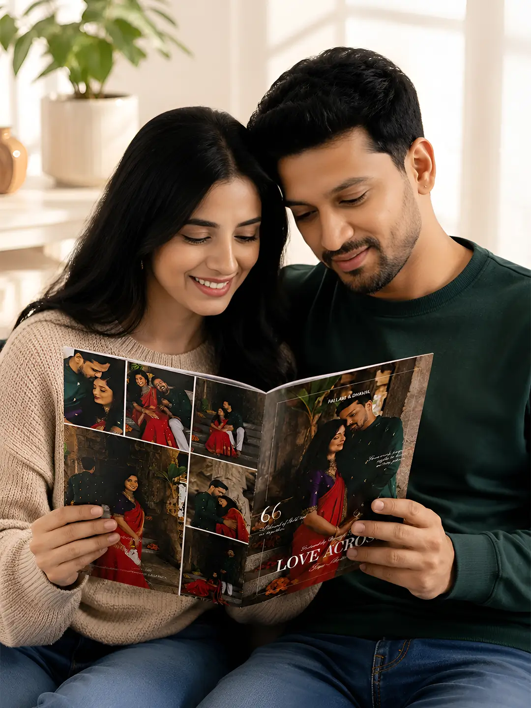 Marriage Magazine – Custom 8-Page A4 Couple Magazine | Unique Wedding & Anniversary Gift