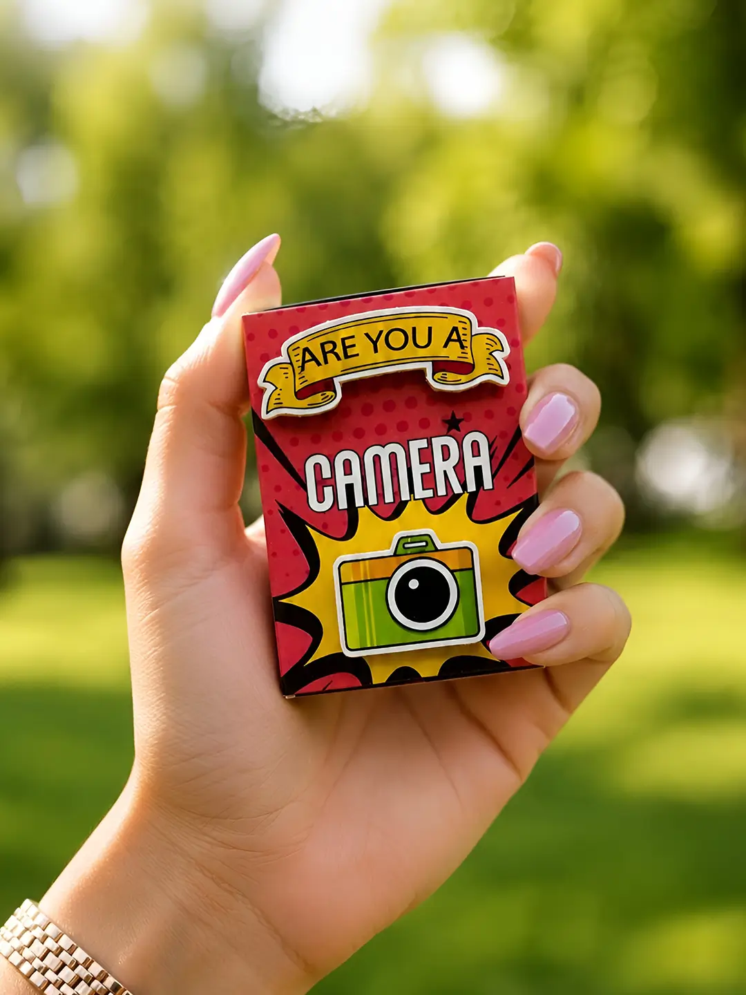 Are You a Camera Matchbox Fridge Magnet – Cute “Smile” Pick-Up Line Gift Magnet