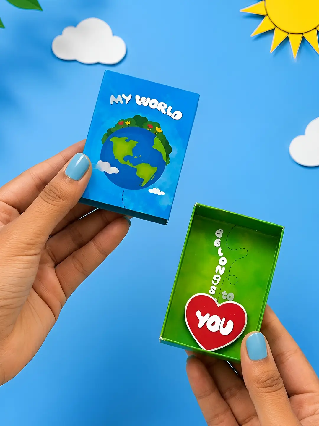 My World Belongs to You Matchbox Fridge Magnet – Cute Romantic Love Gift