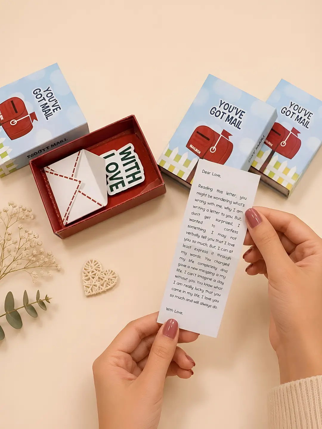 You've Got Mail Matchbox Fridge Magnet – Cute Love Letter & Mailbox Gift Magnet