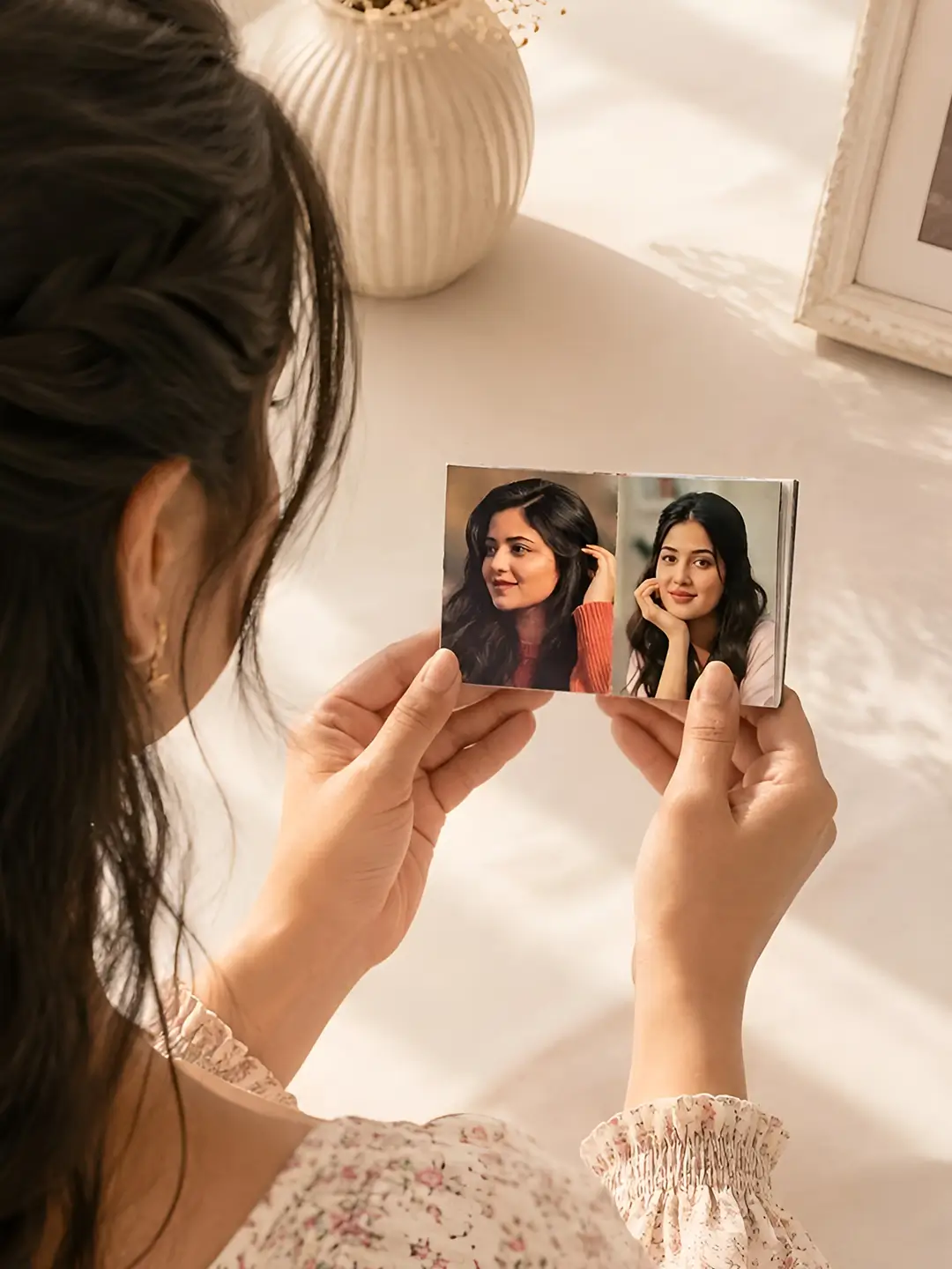 Medium Full Photo Album – Personalized 12 Photo Album with Custom Covers