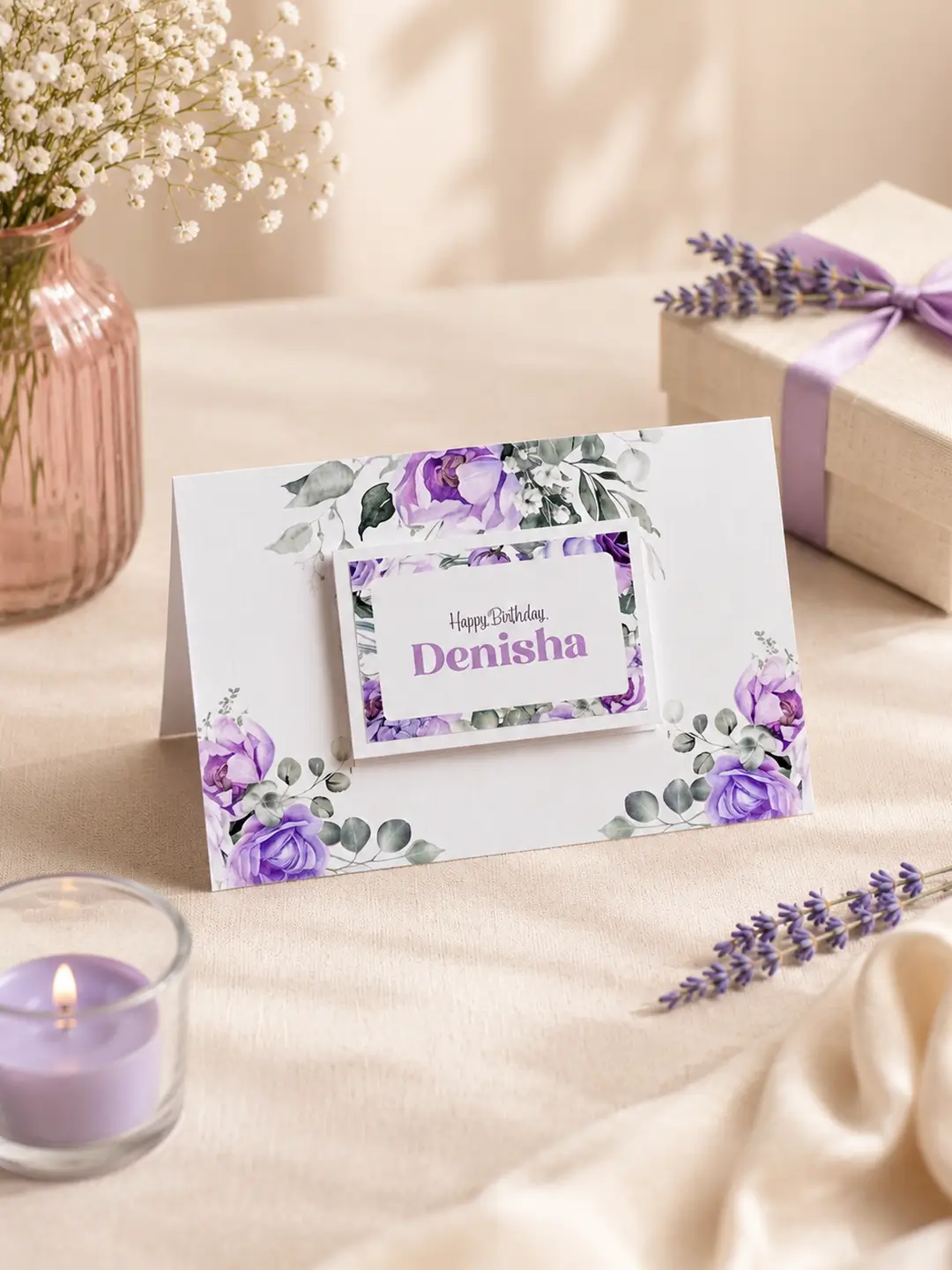 Memory Lane Photo Card – Personalized 9 Photo Greeting Card for Every Occasion