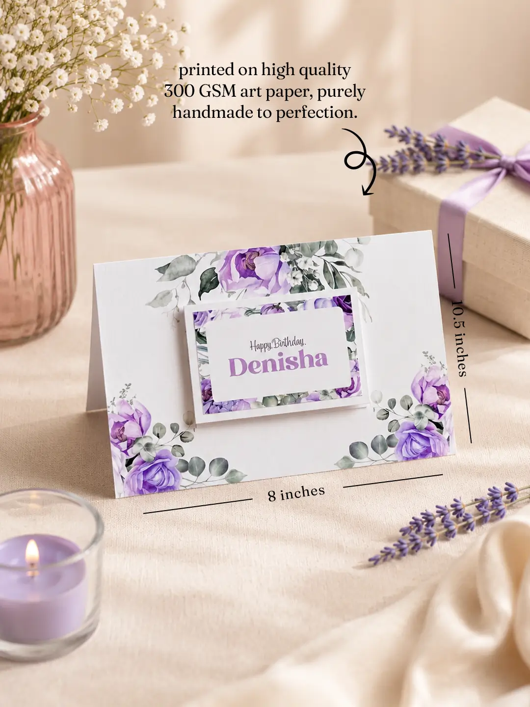 Memory Lane Photo Card – Personalized 9 Photo Greeting Card for Every Occasion