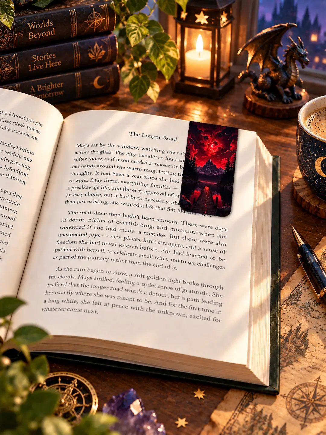 Mystical Fantasy Magnetic Bookmark – Set of 6 Magical Bookmarks for Fantasy Lovers