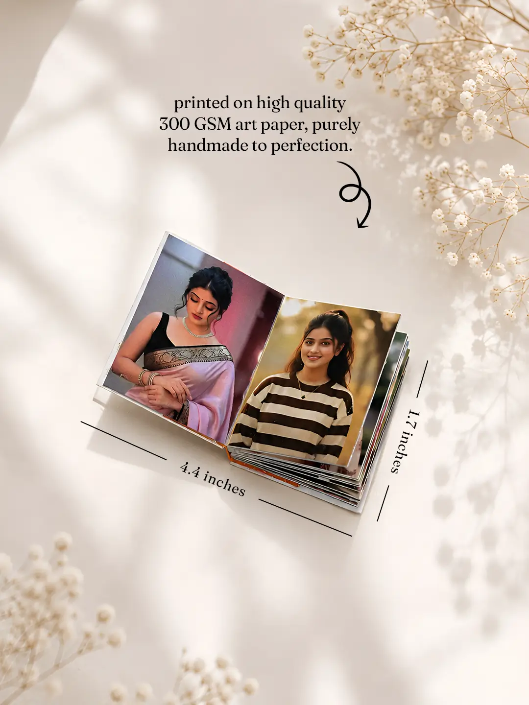 Pocket Birthday Full Photo Album – Personalized 20-Photo Mini Album with Custom Cover