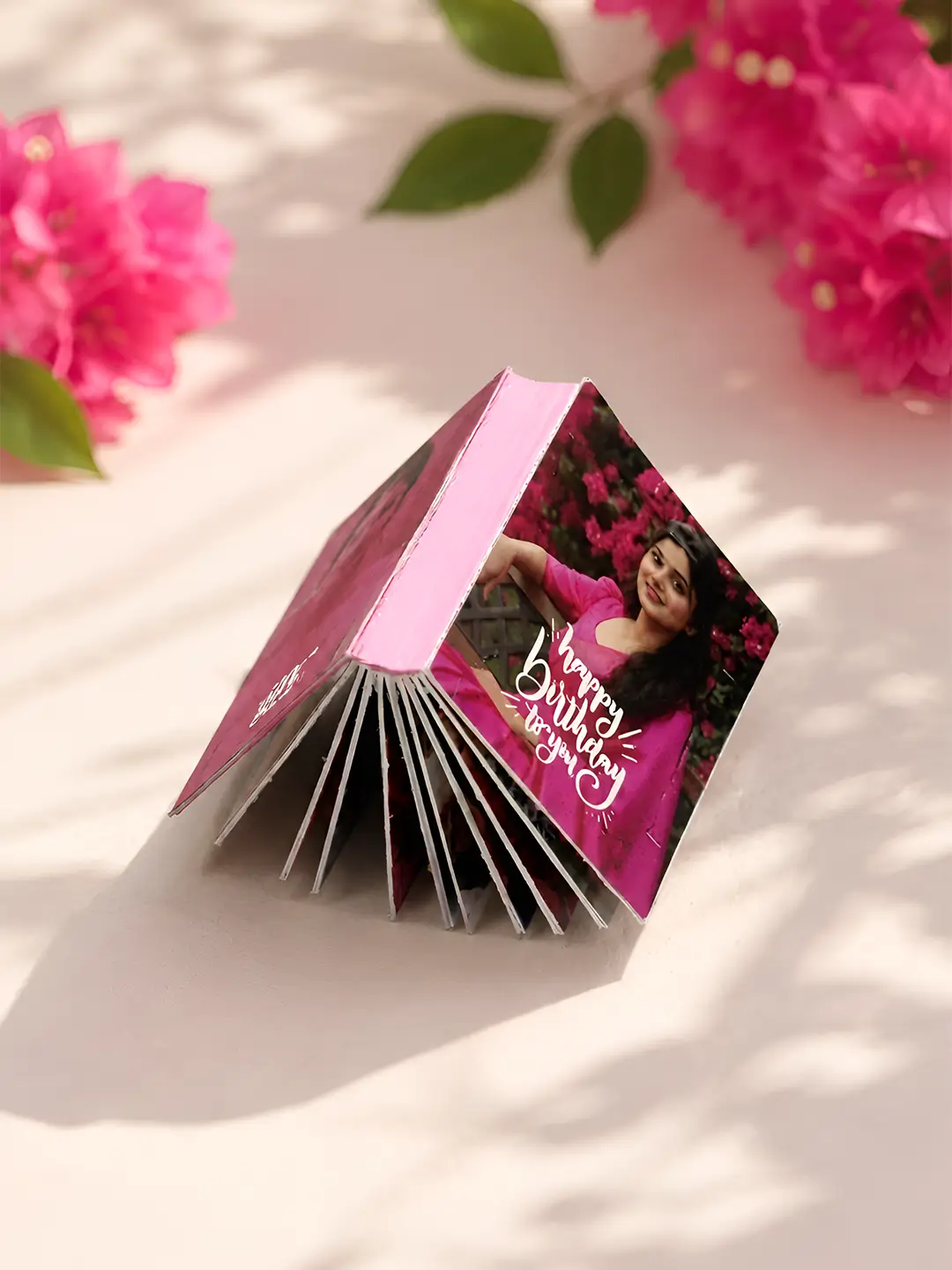 Pocket Full Photo Album – Personalized 20 Photo Mini Album with Custom Cover
