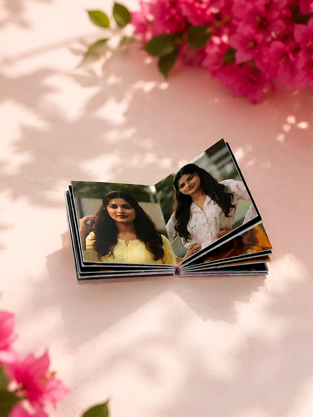 Pocket Full Photo Album – Personalized 20 Photo Mini Album with Custom Cover