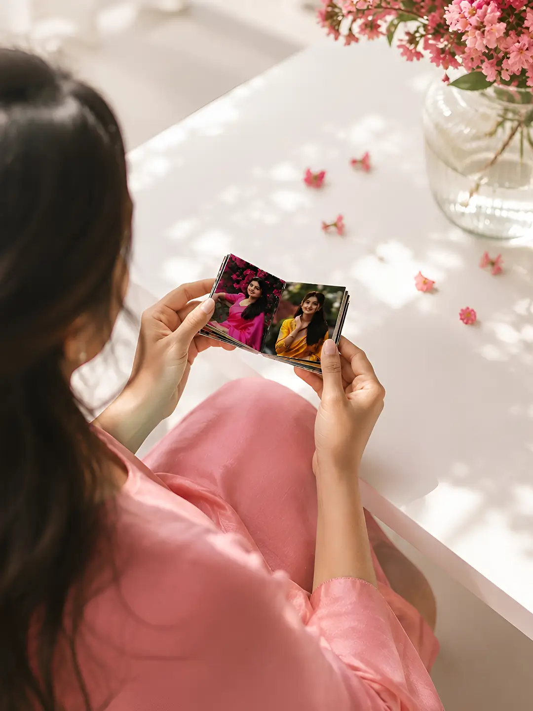 Pocket Full Photo Album – Personalized 20 Photo Mini Album with Custom Cover