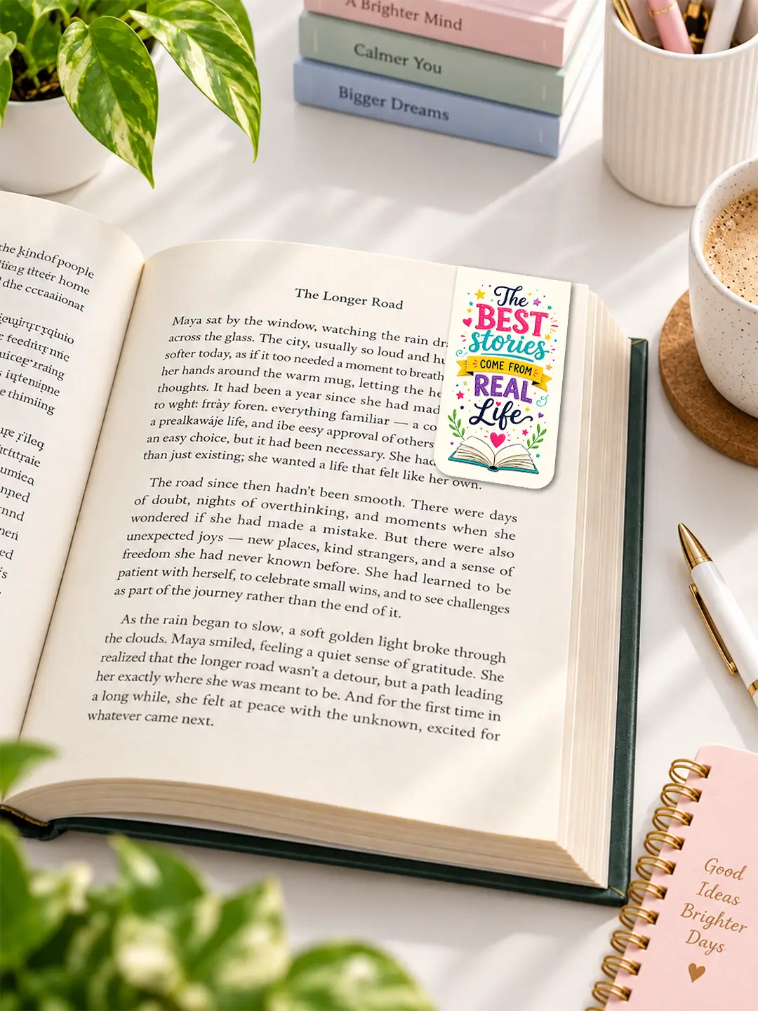 Readers Block Magnetic Bookmark Set of 6 – Inspirational Bookmarks for Book Lovers