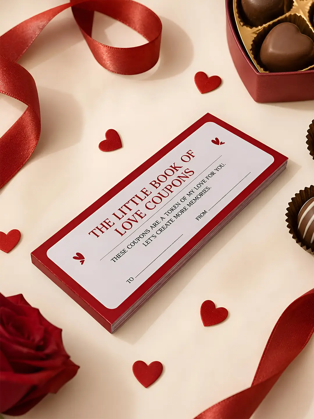 Romantic Coupons 30 voucher love coupon book for couples