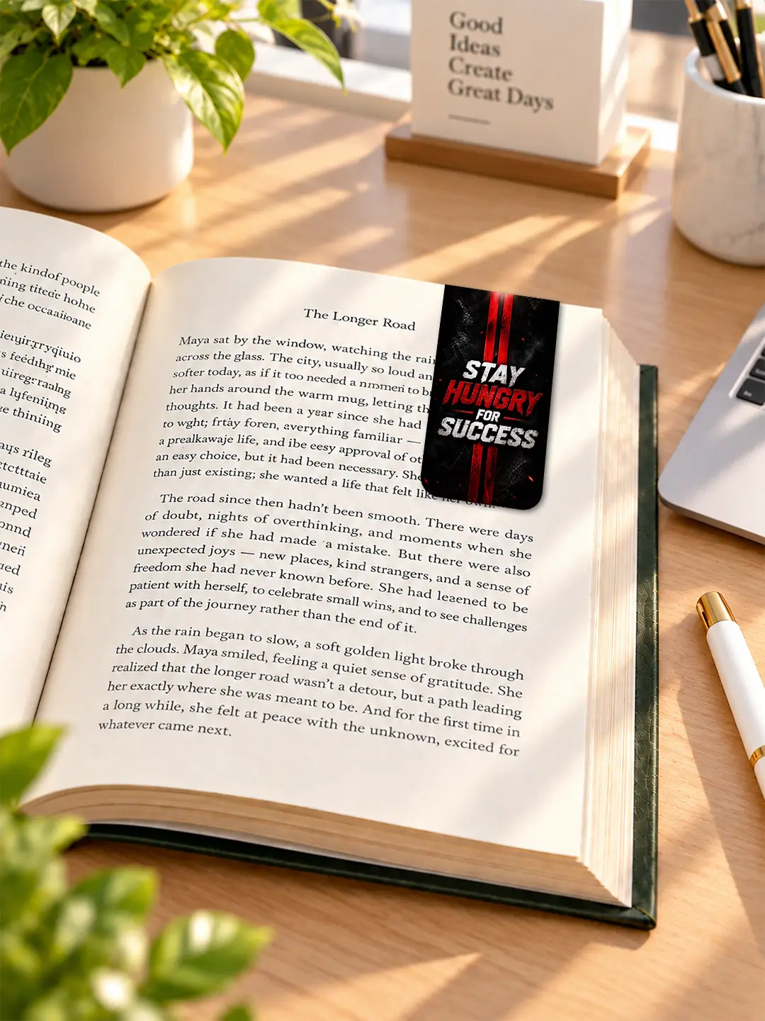 Self Motivation Magnetic Bookmark – Set of 6 Inspirational Bookmarks for Readers