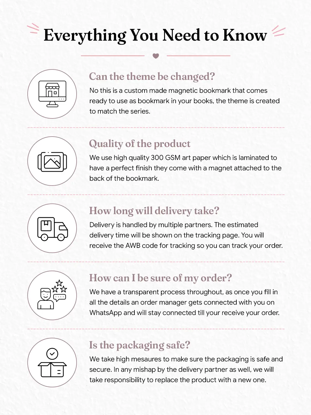Self Motivation Magnetic Bookmark – Set of 6 Inspirational Bookmarks for Readers