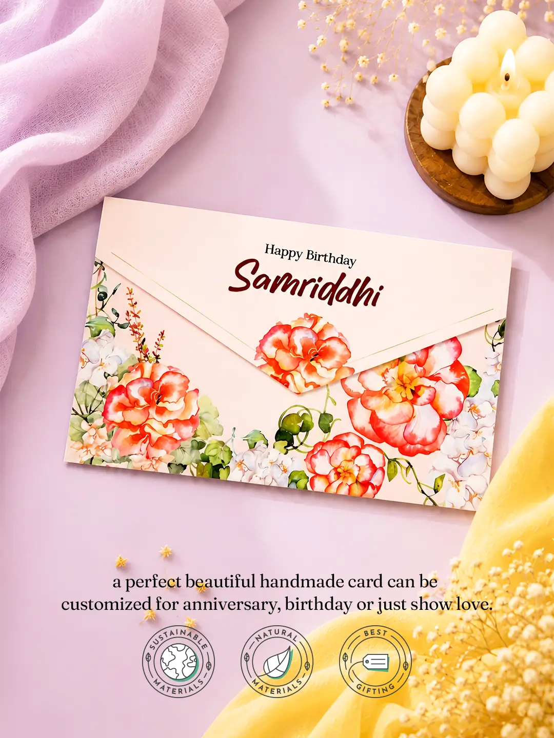 Simple Lapbook Card – Personalized 20 Photo Greeting Card for Every Occasion