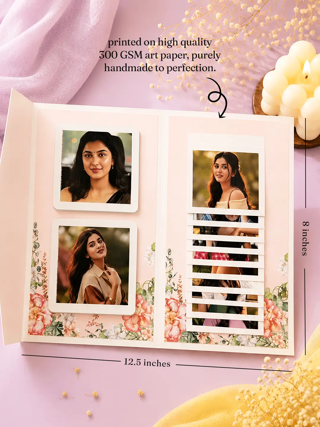 Simple Lapbook Card – Personalized 20 Photo Greeting Card for Every Occasion