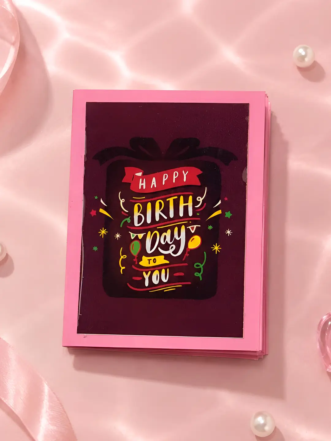 Soft Birthday Photo Album personalized with 20 photos and custom cover