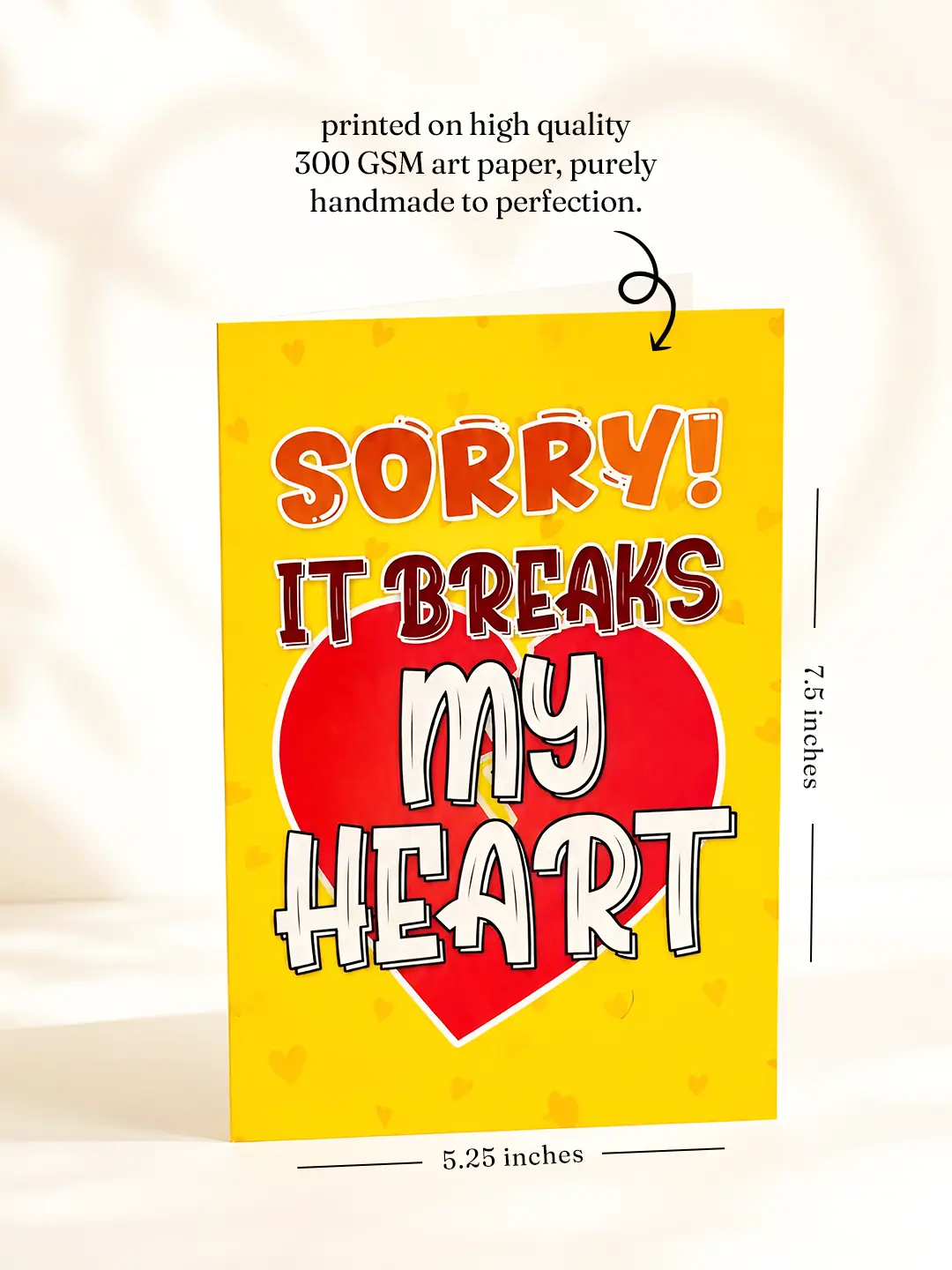 Sorry Mirror Card – Cute Apology Greeting Card with Heartfelt Mirror Surprise