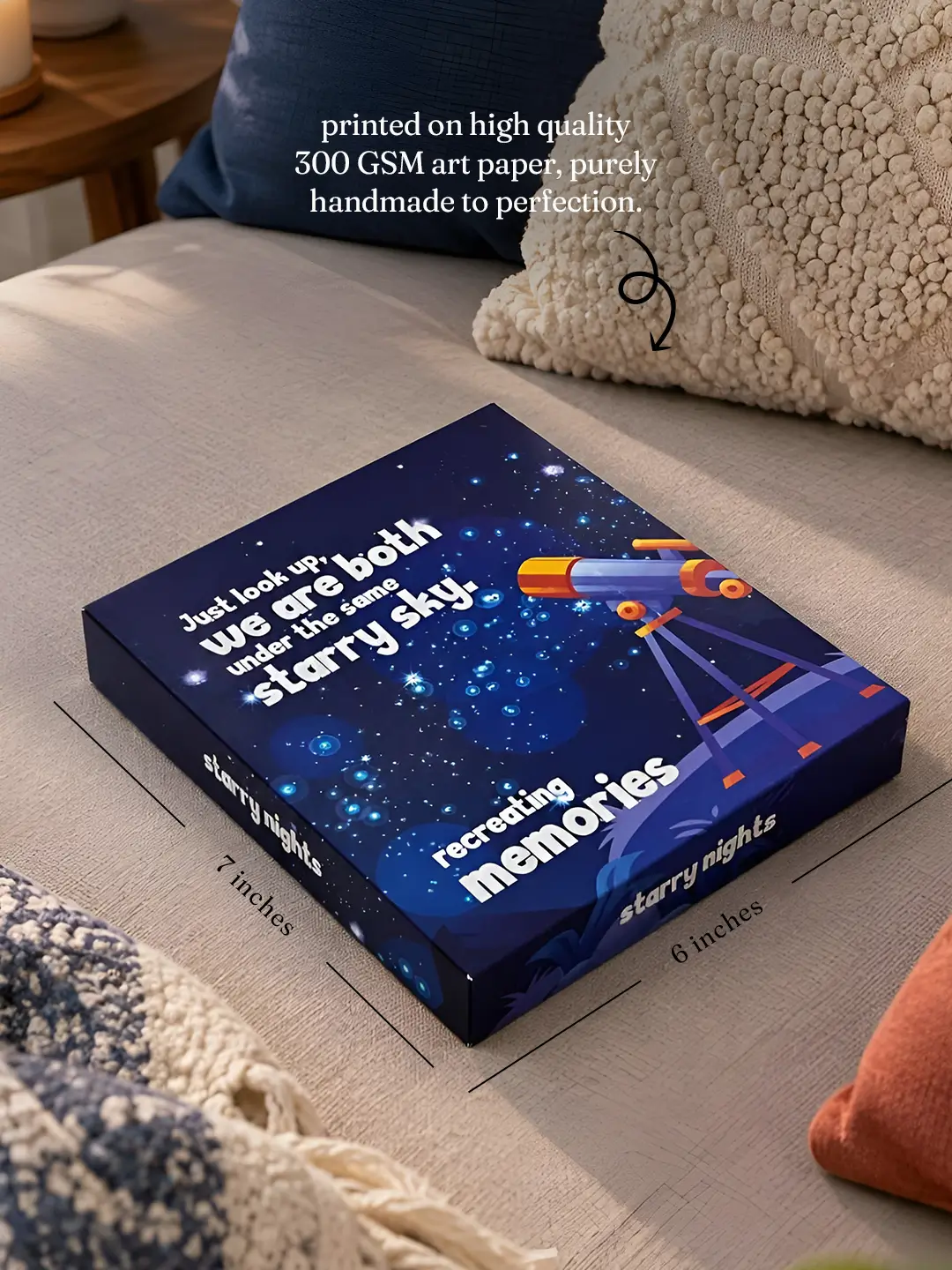 Starry Nights Lightup Card – Glow Up Box Card for Couples & Romantic Gifting