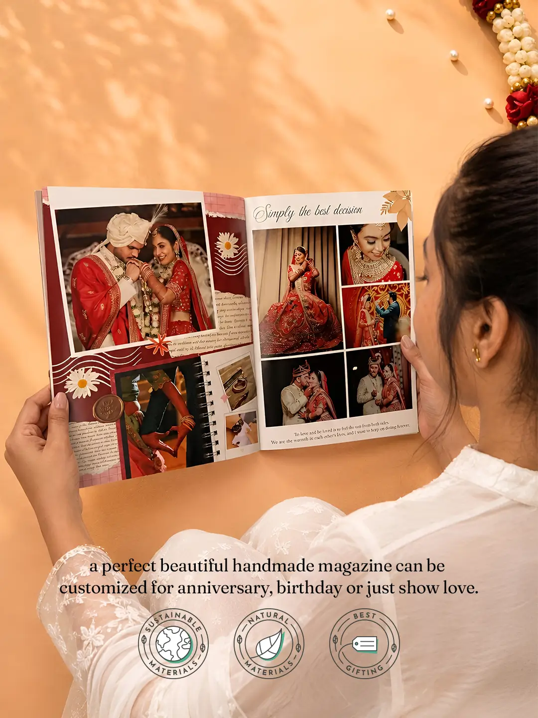 Timeless Memories Magazine – Personalized 12-Page A4 Photo Magazine | Custom Couple & Memory Keepsake