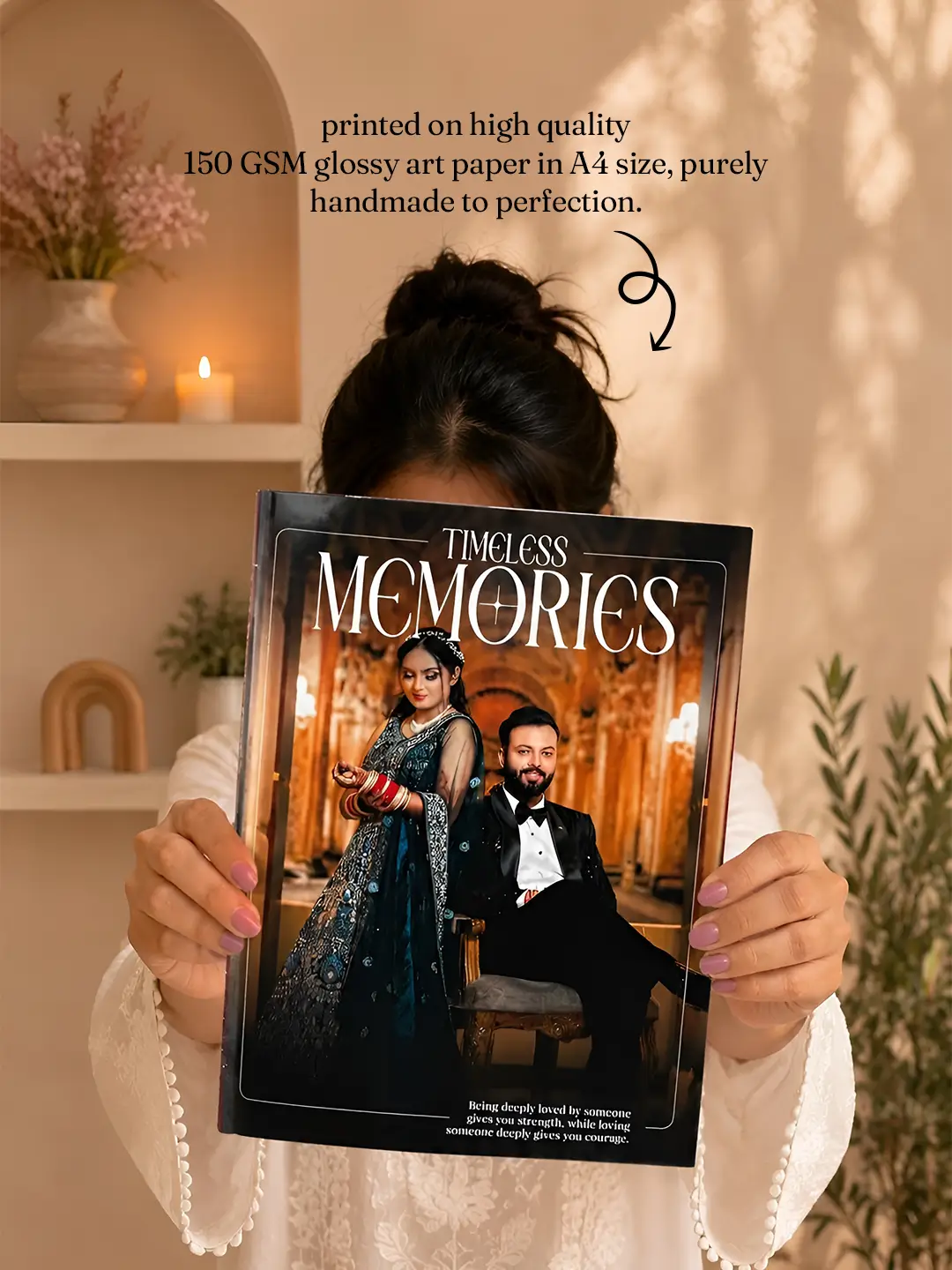 Timeless Memories Magazine – Personalized 12-Page A4 Photo Magazine | Custom Couple & Memory Keepsake