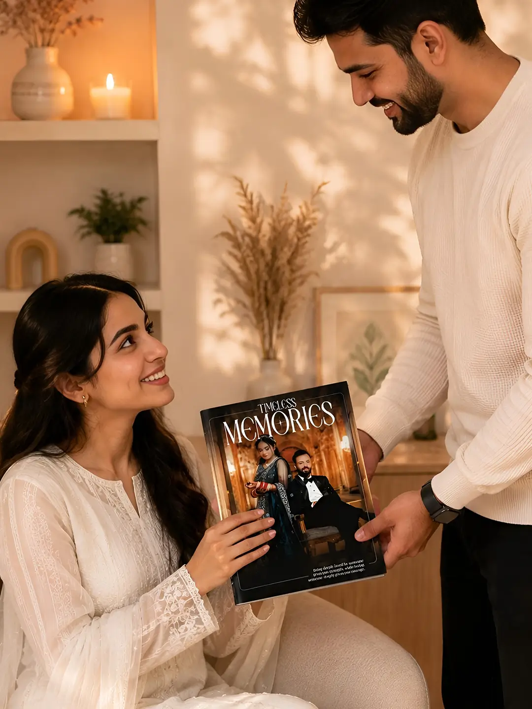 Timeless Memories Magazine – Personalized 12-Page A4 Photo Magazine | Custom Couple & Memory Keepsake